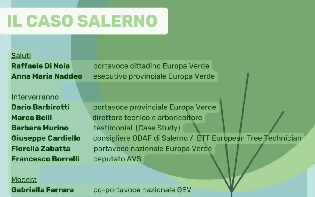 SALERNO:”GLI ALBERI NELL’ECOSISTEMA URBANO”